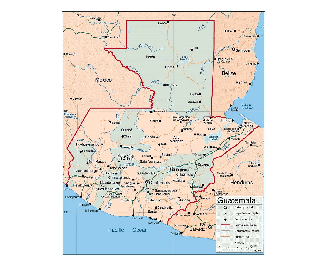 Map Guatemala Capital City - Share Map