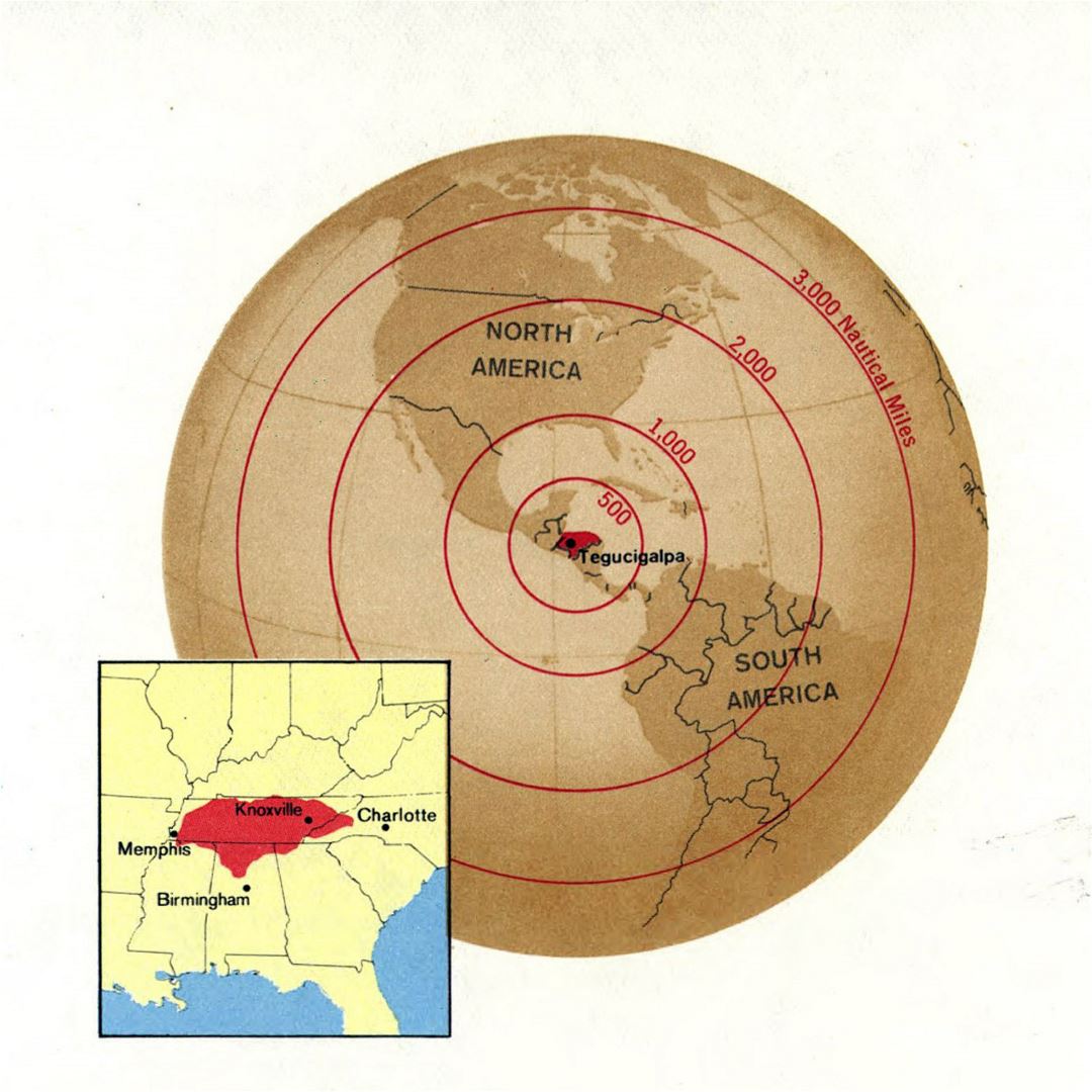 Large location map of Honduras