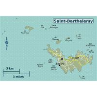 Saint Barthelemy World Map