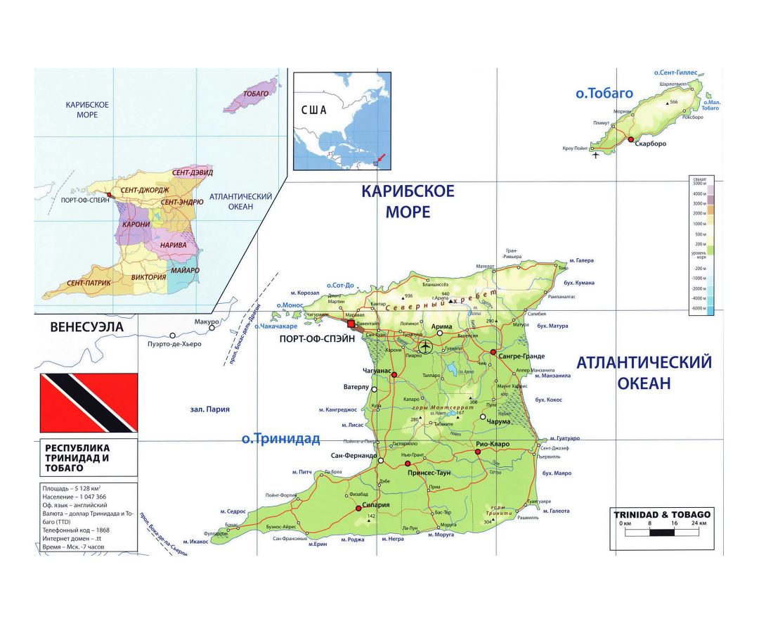 Trinidad Road Map