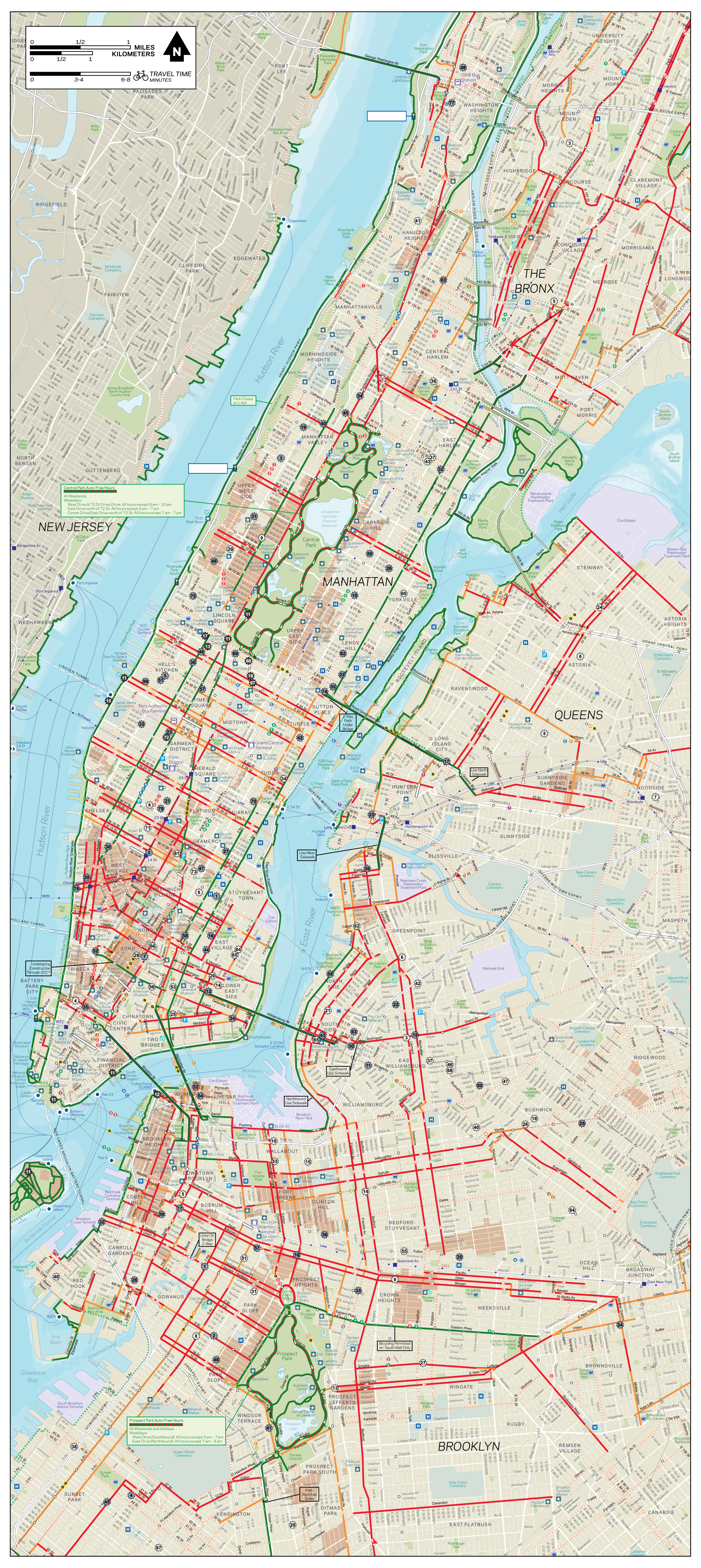Brooklyn map manhattan Manhattan Beach,