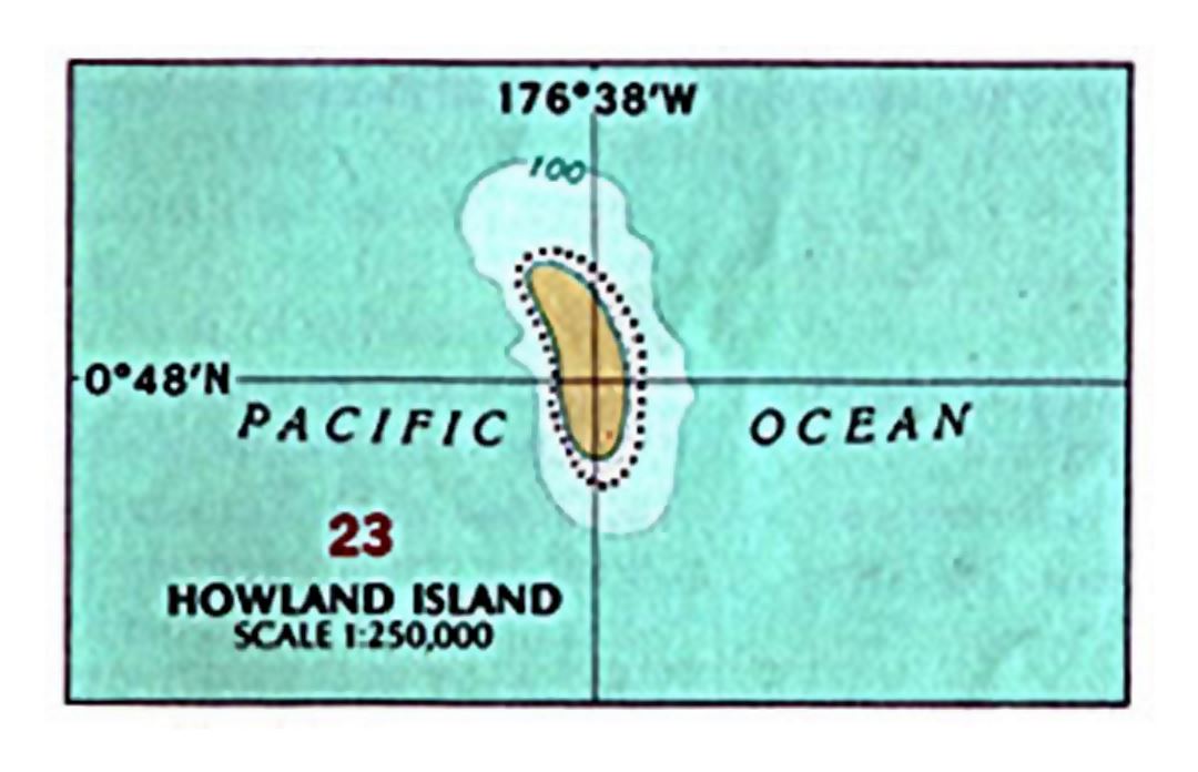 Map of Howland Island