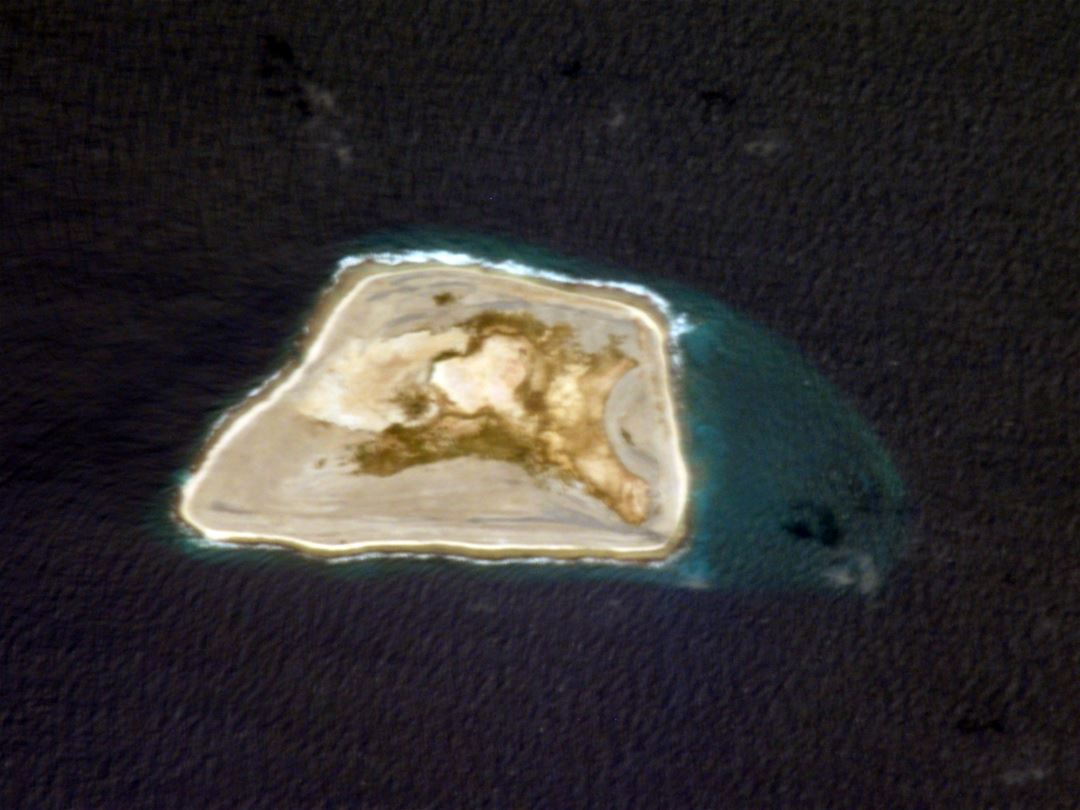Large satellite map of Jarvis Island