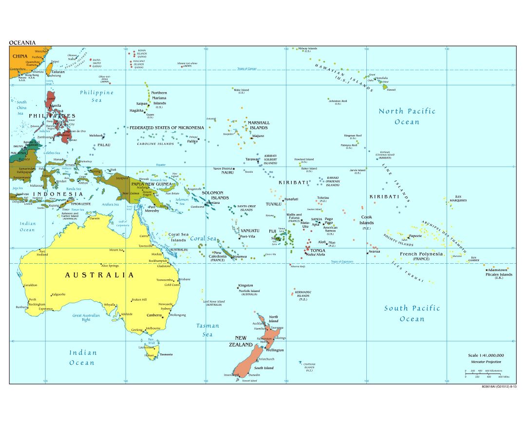 Countries And Capitals Of Australia