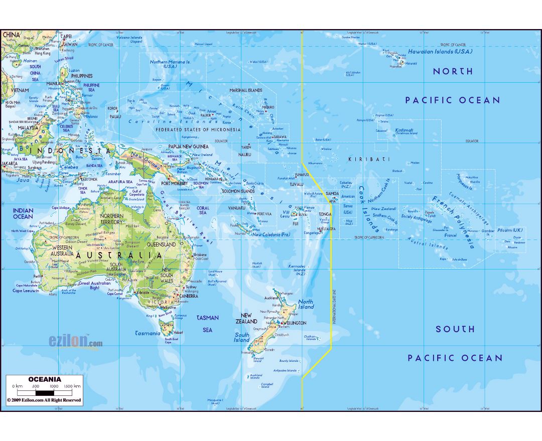 Maps Of Oceania And Oceanian Countries Collection Of Maps Of