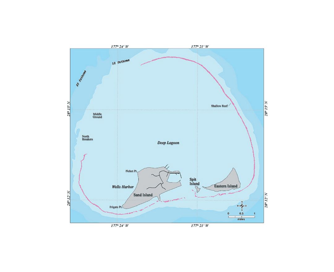 Maps Of Midway Islands Collection Of Maps Of Midway Atoll