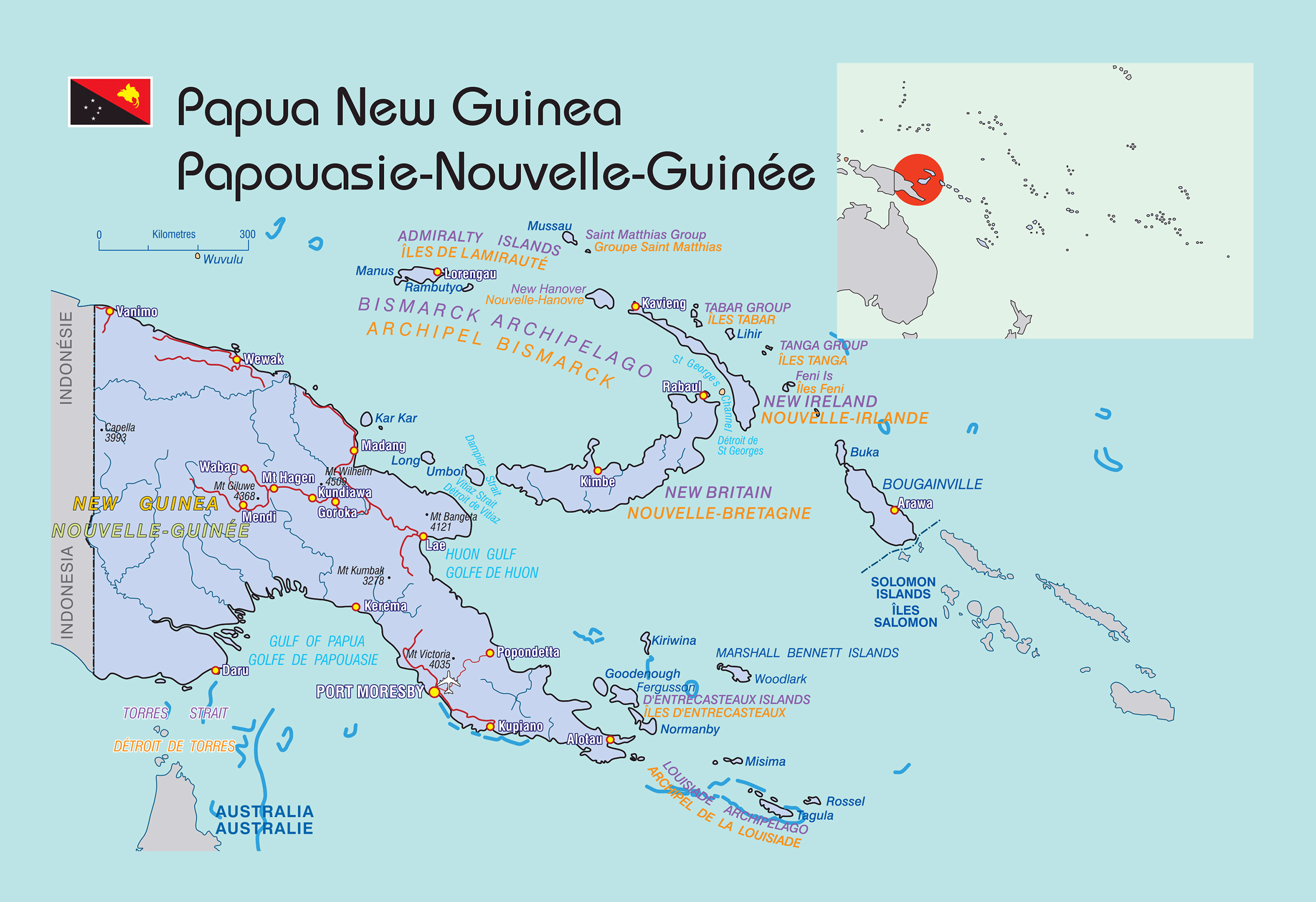 Остров новая гвинея на карте океанов. Папуа новая Гвинея на карте. Папуа новая Гвинея политическая карта. Карта Папуа новая Гвинея карта.