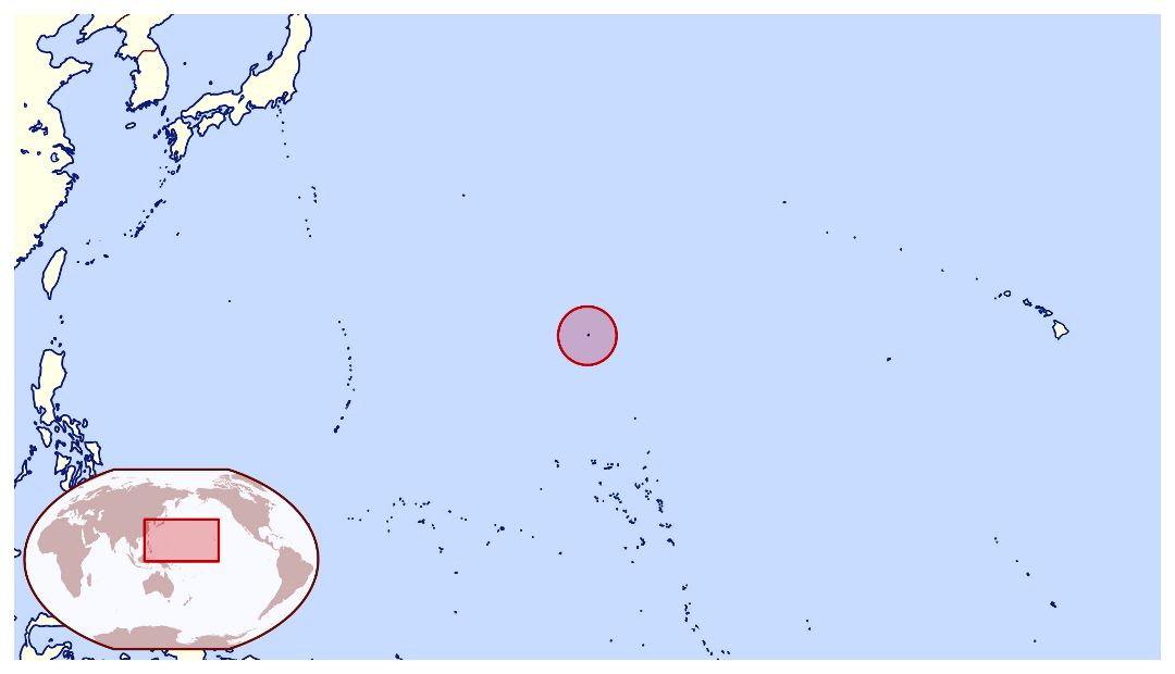 Large location map of Wake Island