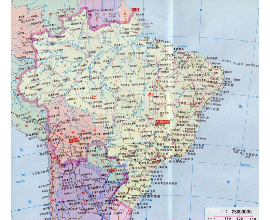 brazil map states and cities