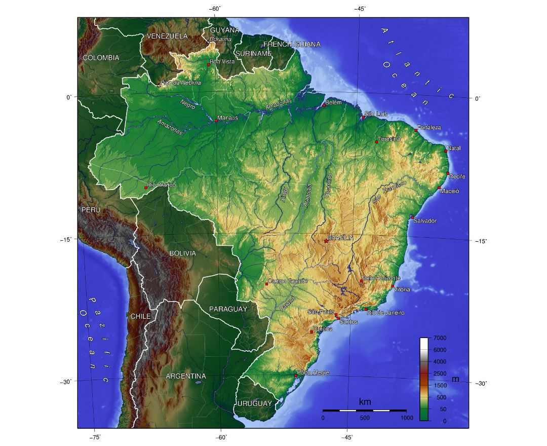 Maps Of Brazil Collection Of Maps Of Brazil South