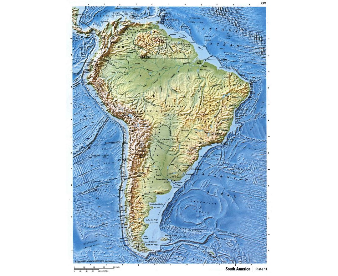 Maps of South America - Nations Online Project
