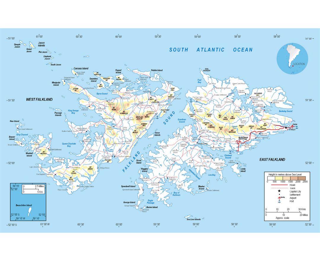 Falkland Islands, History, Map, Capital, Population, & Facts