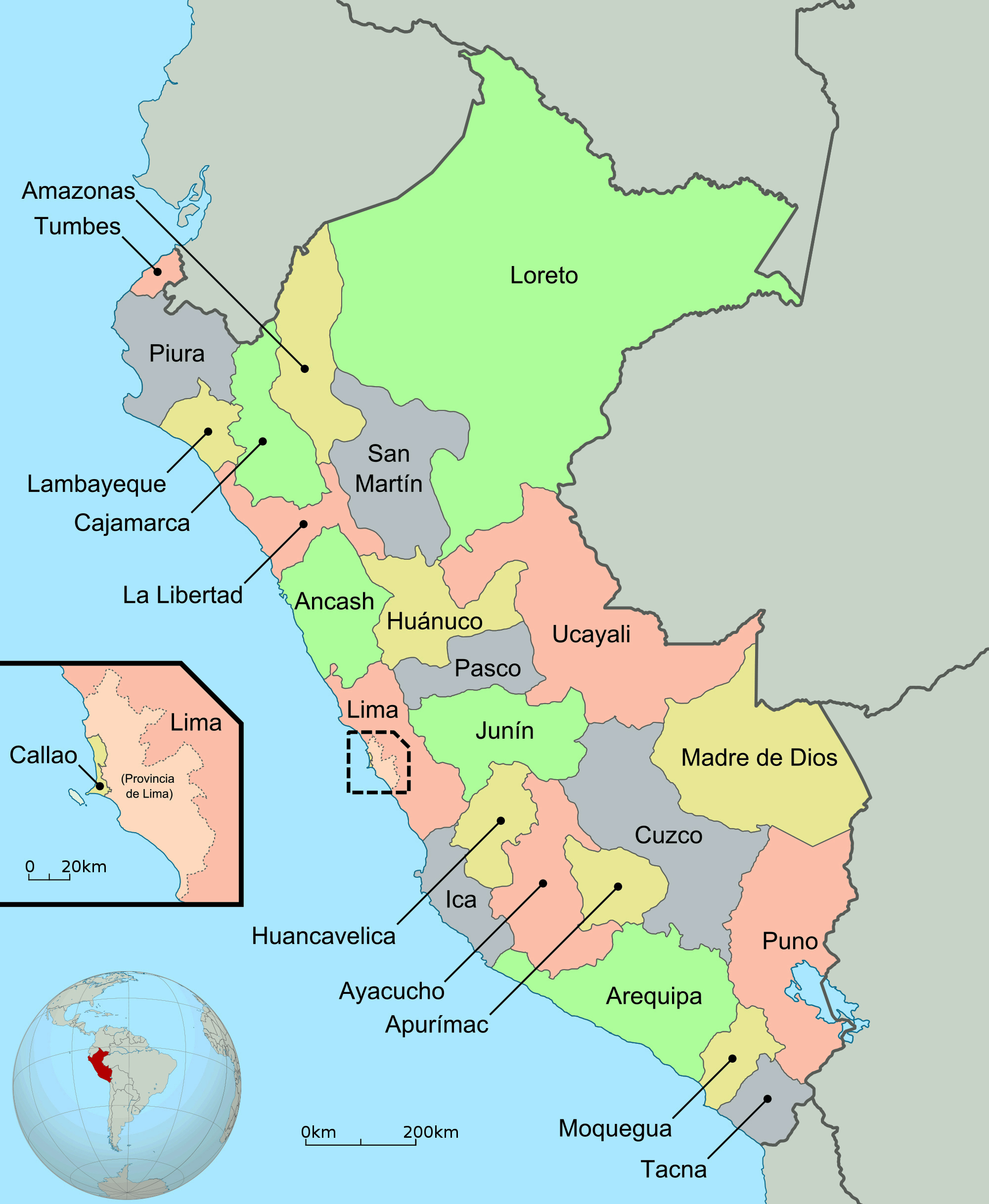 Interactive Map Of Peru
