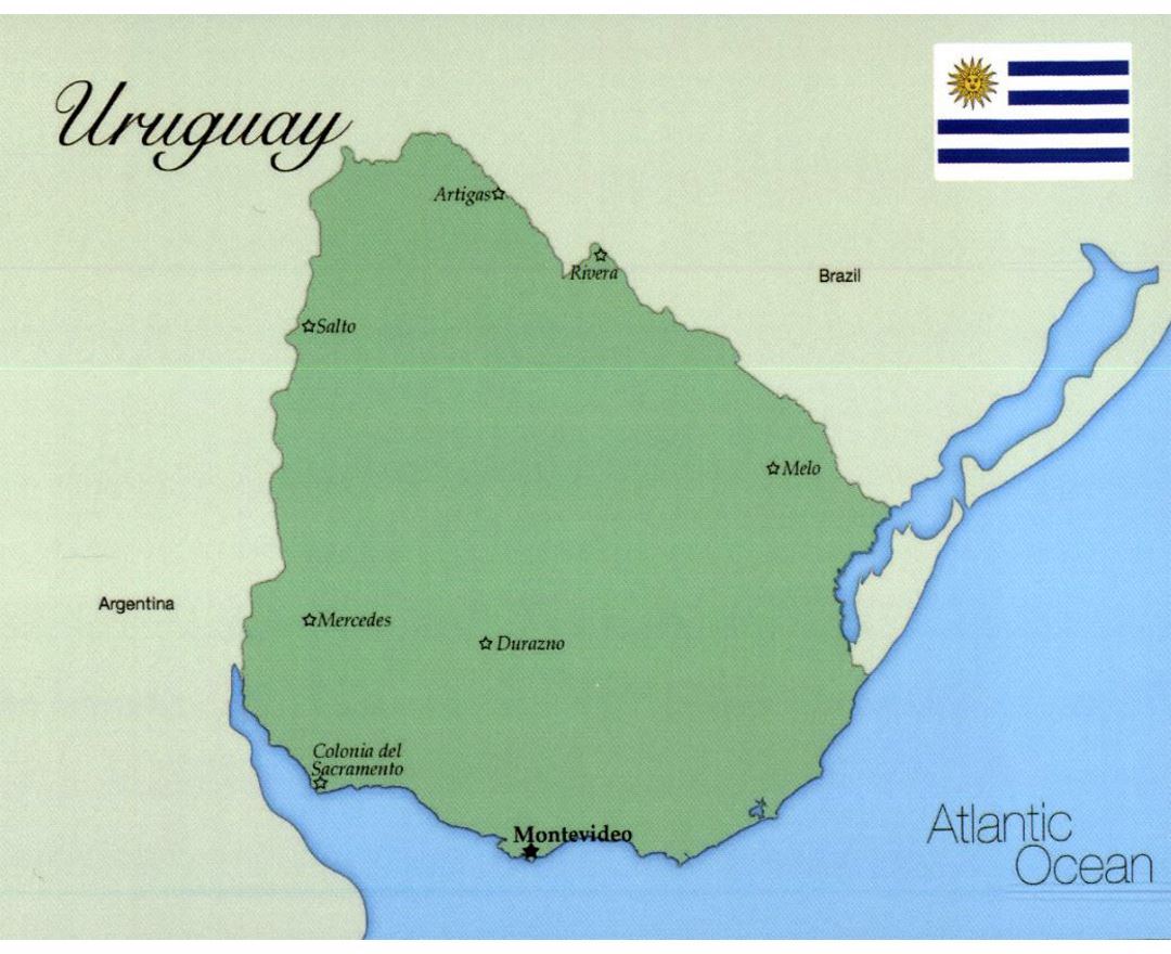 Maps Of Uruguay Collection Of Maps Of Uruguay South America