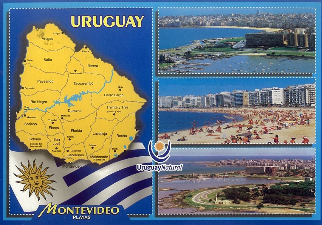 Map of Uruguay