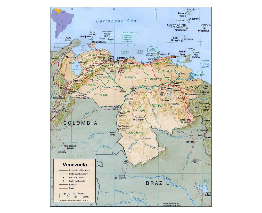 Maps Of Venezuela Collection Of Maps Of Venezuela South America