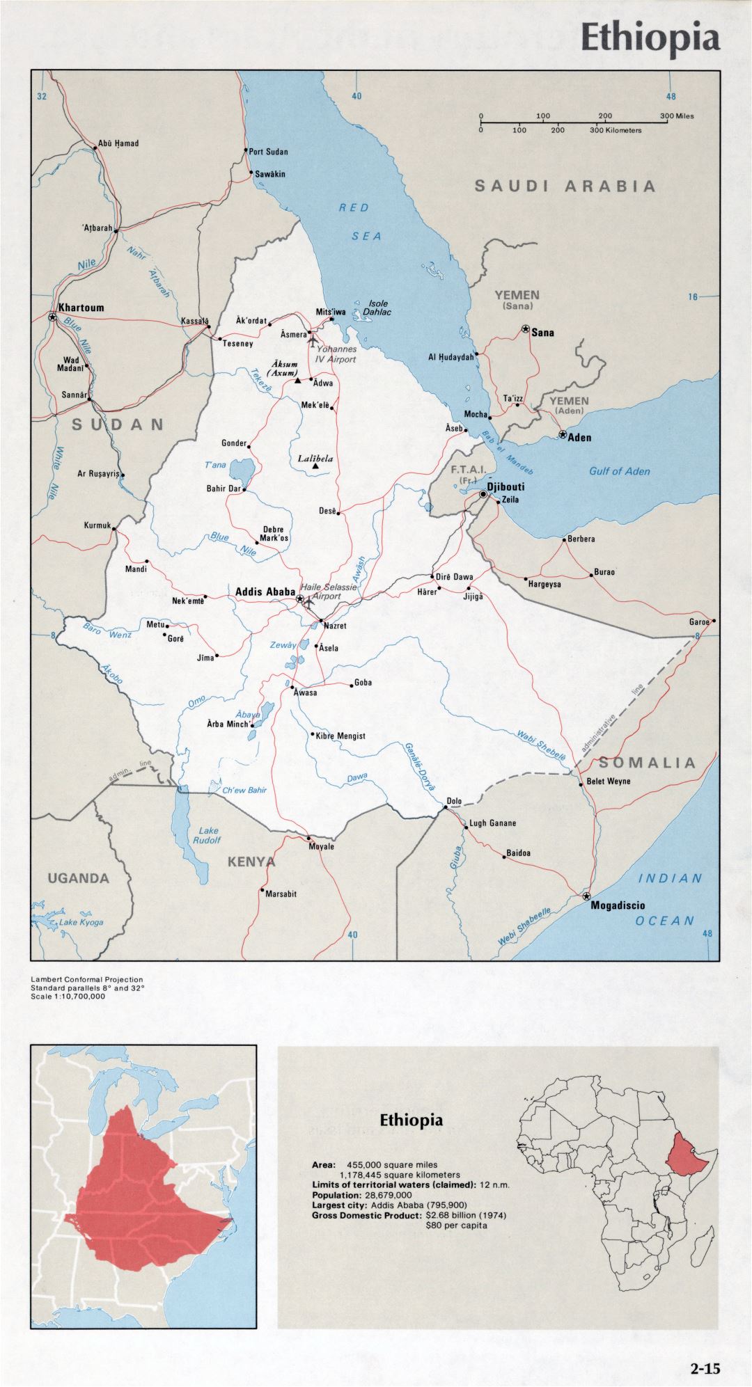 Map of Ethiopia (2-15)