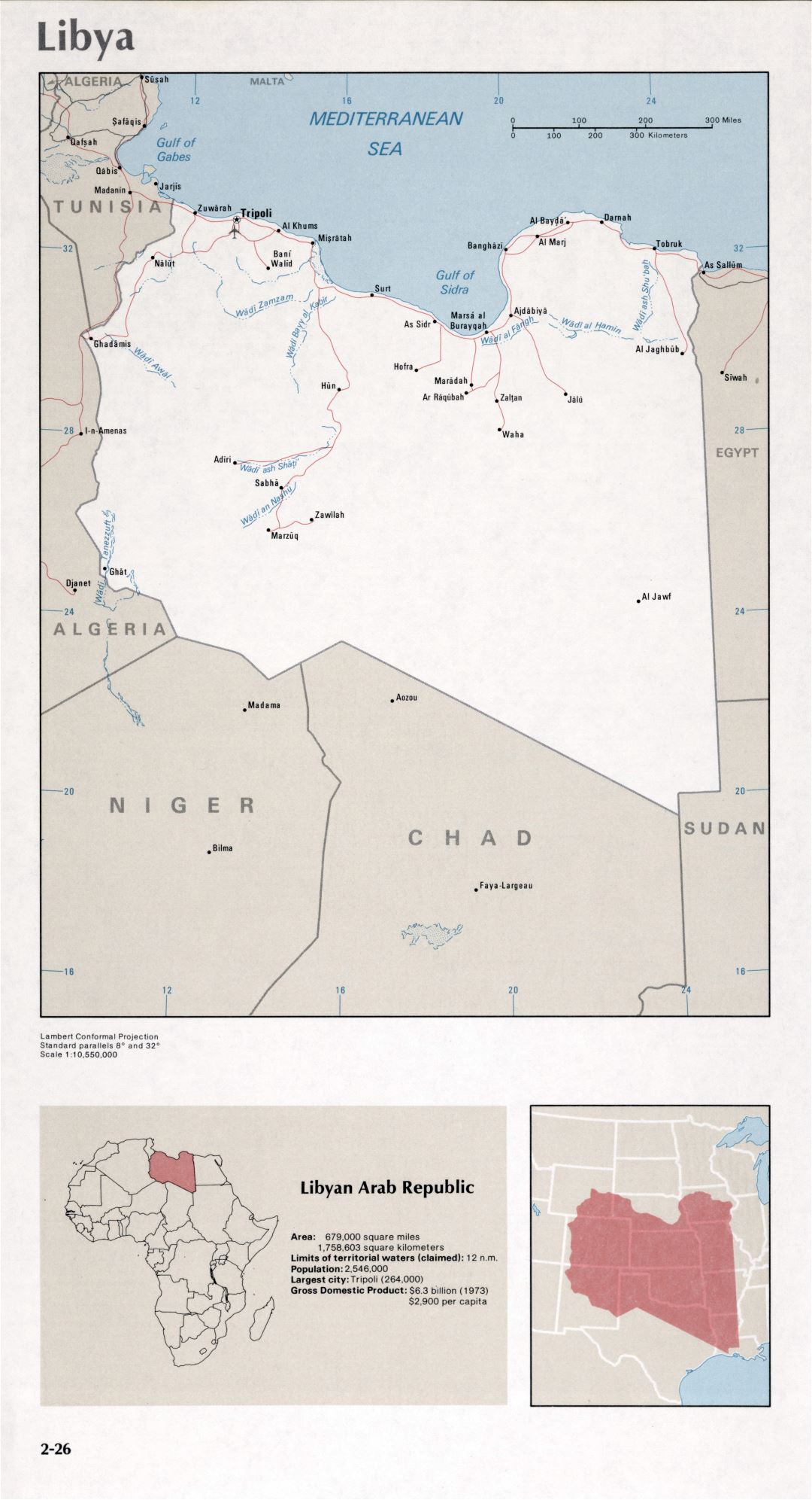 Map of Libya (2-26)