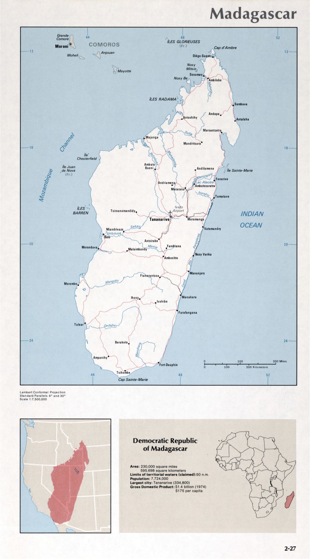 Map of Madagascar (2-27)