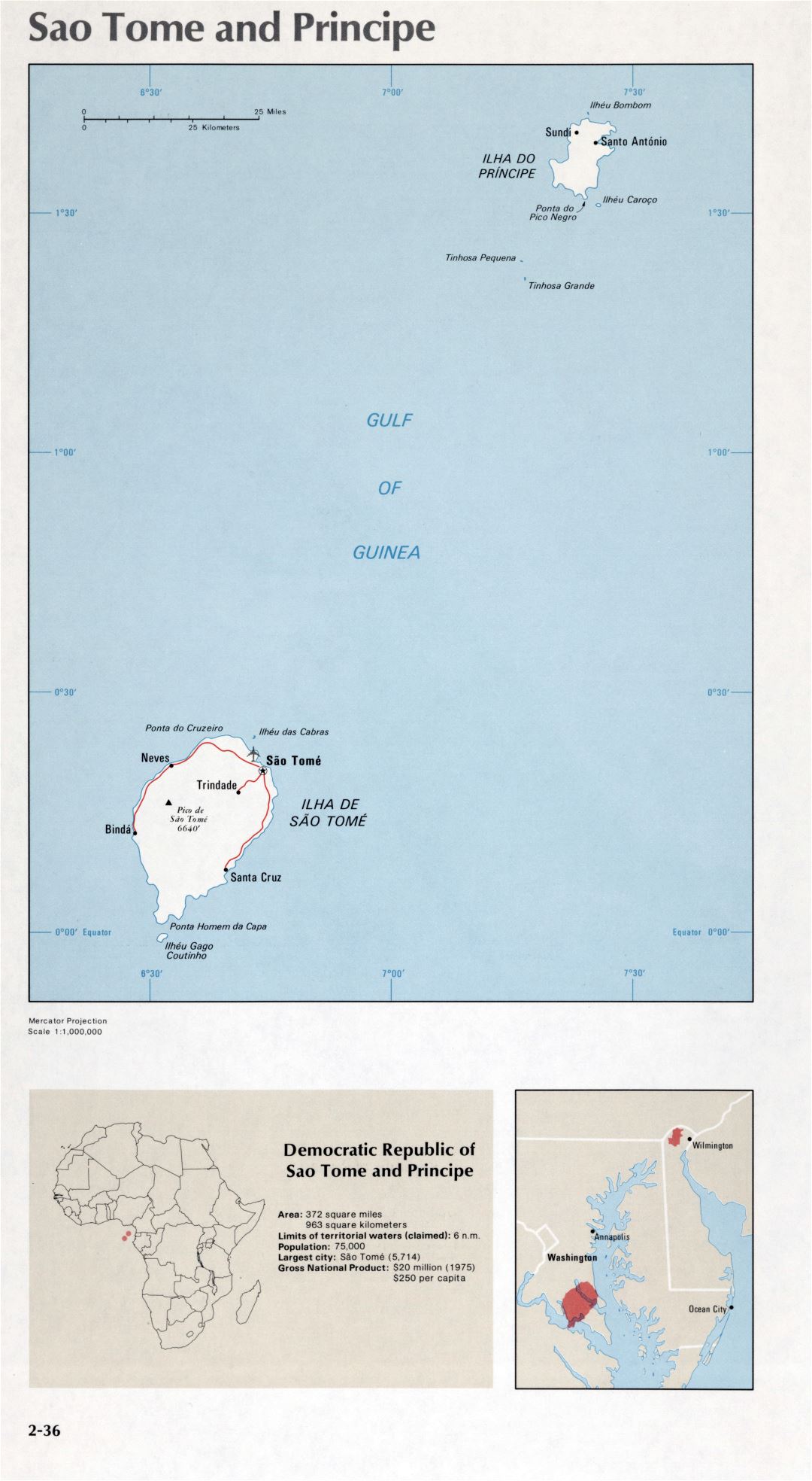 Map of Sao Tome and Principe (2-36)