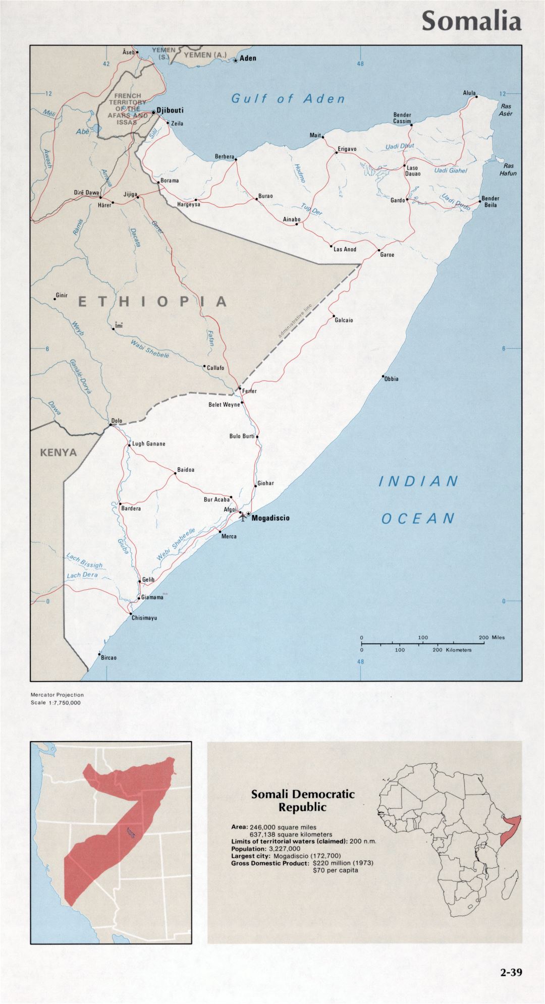 Map of Somalia (2-39)