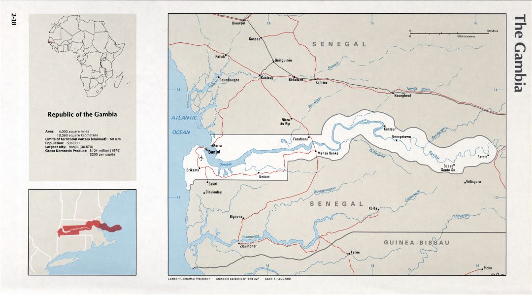 Map of the Gambia (2-18)