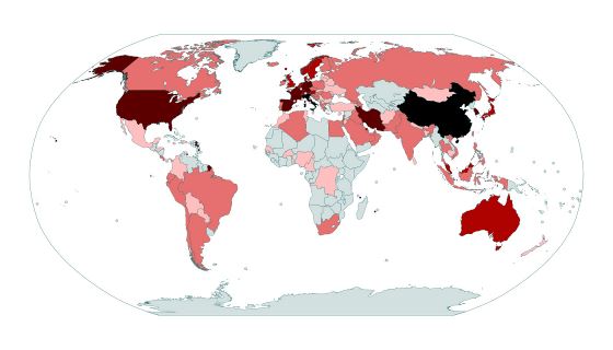 Covid-19 World map